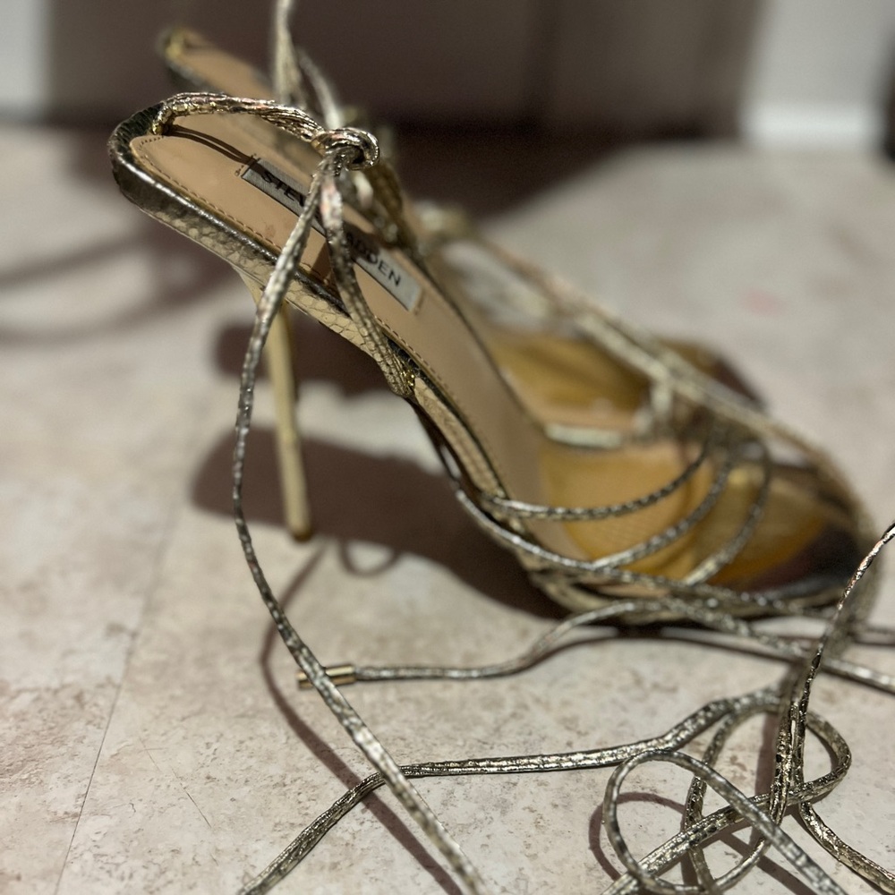 Gold heels